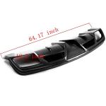 Mercedes Benz CLA Class (W117) C117 Sport CLA45 AMG Pre-facelift 2013-2016 Rear Bumper Diffuser Carbon Fiber