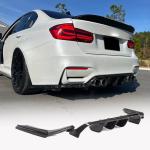 Bumpers For Automobiles BMW F80 M3 F82 F83 M4 2014-2020 Rear Bumper Diffuser Lip Carbon Fiber