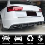 Audi S6 A6 Sline C7 Wagon 2015-2018 Rear Bumper Diffuser Carbon Fiber