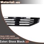 Gloss Black Front Bumper Hood Grille Compatible with Honda Accord 2Dr Coupe 2008-2010 Front Kidney Grille