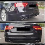 Carbon Fiber Rear Bumper Diffuser for Audi S5 A5 Sline B8.5 Facelift 2012-2016