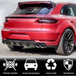 Porsche Macan Sport Utility 4-Door 2014-2018 Rear Middle Spoiler Carbon Fiber/FRP