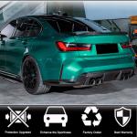 Carbon Fiber Rear Bumper Splitters for BMW 3 Series G80 M3 Sedan 2021-2022 Replacement Style