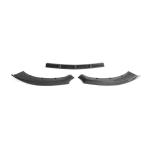 Ford Mustang 2015-2017 Carbon Fiber Pattern Front Bumper Lip ABS 3PCS