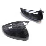 Audi A4 B9 RS4 S4 Sedan 4-Door 2017-2022 Mirror Covers Replacement Style Carbon Fiber