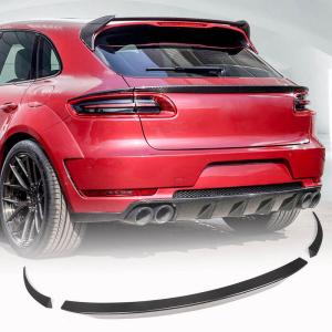 Porsche Macan Sport Utility 4-Door 2014-2018 Rear Middle Spoiler Carbon Fiber/FRP