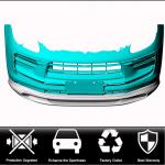 Porsche Macan 2022up Front Bumper Lip Carbon Fiber