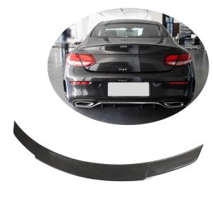 Mercedes Benz (W205) C205 Coupe 2015-2019 Rear Trunk Spoiler Carbon Fiber