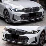 BMW 3 Series G20 G28 330i LCI M-SPORT 2023-2024 Front Bumper Lip Spoiler Carbon Fiber