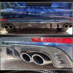 2018–2019 Audi S4 B9 Sedan Carbon Fiber Rear Bumper Diffuser