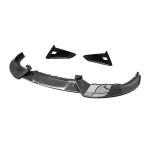 Porsche Taycan Turbo S 9J1 Sedan 2019-2024 Front Bumper Lip Carbon Fiber