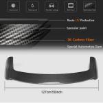 Mazda 3 / Axela Hatchback Low-Profile Rear Roof Spoiler Carbon Fiber/FRP 2014–2017
