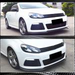 Volkswagen VW Golf 6 MK6 R/R20 2010-2013 Front Bumper Lip Carbon Fiber