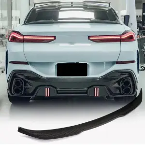 BMW X6 G06 F96 X6M Sport Utility 2020UP Rear Trunk Spoiler Carbon Fiber/FRP