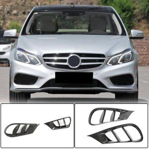 Mercedes Benz E Class W212 Sport Pre-facelift 2014-2016 Fog Lamp Covers Carbon Fiber