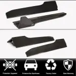 Audi S4 A4 Sline B9 Sedan Facelift 2020-2021 Side Skirts Carbon Fiber