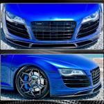 Audi R8 V8 V10 GT Pre-facelift 2008-2015 Front Bumper Lip Carbon Fiber