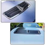 Real Carbon Fiber Front Hood Vents Cover Fit for Ford Mustang S650 GT Dark Horse 2024-2025 Replacement Style Engine Hood Air Vent Intake Scoops Acessories