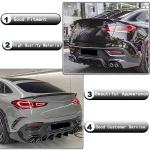 Mercedes Benz GLE Class W167 C167 GLE450 GLE63 Coupe 2020up Rear Trunk Spoiler Carbon fiber