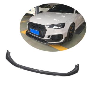 Audi RS4 B9 Typ 8W Avant 2019UP Front Bumper Lip Dry Carbon Fiber
