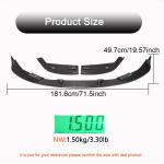 BMW G80 M3 G82 G83 M4 2021UP Front Bumper Lip Carbon Fiber