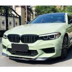 BMW 5 Series F90 M5 LCI 2021-2024 Carbon Fiber Front Bumper Lip Spoiler