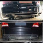 BMW 1 Series E82 E88 M Sport 2008-2013 Rear Bumper Diffuser Carbon Fiber
