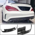 Mercedes Benz CLA Class (W117) C117 Sport CLA45 AMG Facelift 2017-2019 Rear Bumper Diffuser Carbon Fiber