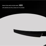 For Volkswagen VW Polo Standard Hatchback 2011-2018 Glossy black Rear Trunk Spoiler Boot Wing Lip