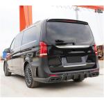Mercedes Benz V Class W447 Vito 2015-2019 Rear Bumper Cover Carbon Fiber