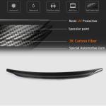 Audi A4 B8 Base Sedan Pre-facelift 2009-2012 Rear Trunk Spoiler Carbon Fiber