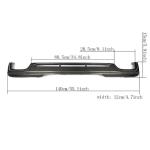 BMW 5 Series F10 M Sport 2012-2016 Rear Bumper Diffuser Carbon Fiber