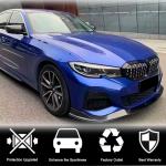 BMW 3 Series G20 320i 330i M Sport M340i 2019-2021 Front Bumper Lip Carbon Fiber
