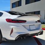 BMW 8 Series F93 M8 2009-2021 Rear Bumper Diffuser Dry Carbon Fiber