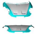 Porsche 911 992 2022-2026 Engine Bonnet Hood Cover Dry Carbon Fiber