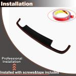 Matte Black Rear Diffuser Fits for Mercedes-Benz E-Class W211 E55 AMG Sedan 2002-2006 Fiberglass Rear Lower Bumper Lip Spoiler Body Kit Factory Outlet