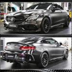 Mercedes Benz W205 C205 A205 Sport C43 C63 Pre-facelift 2015-2019 Side Skirts Carbon Fiber/FRP