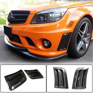 Mercedes Benz W204 C63 AMG Pre-facelift 2008-2011 Front Bumper Vents Carbon Fiber