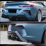 BMW 8 Series G14/G15 M850i xDrive Rear Bumper Diffuser Dry Carbon Fiber 2019–2022