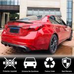 Infiniti Q50 Q50S 2018-2022 Rear Bumper Diffuser Carbon Fiber