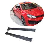 Volkswagen VW Golf 6 VI MK6 Base 2010-2013 Side Skirts Carbon Fiber