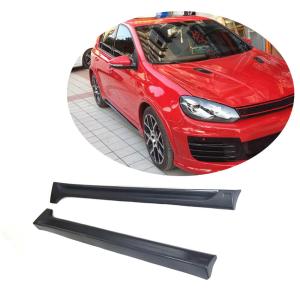 Volkswagen VW Golf 6 VI MK6 Base 2010-2013 Side Skirts Carbon Fiber