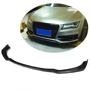 Audi S7 A7 Sline C7 2013-2015 Front Bumper Lip Carbon Fiber
