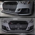 Audi RS3 8V.5 Sedan 2017-2019 Front Bumper Lip Carbon Fiber