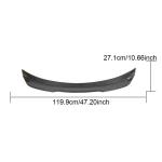 Lexus IS Sedan (XE30) 2014-2020 Rear Trunk Spoiler Carbon Fiber