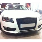 Audi A5 B8 Base Pre-facelift 2008-2011 Front Bumper Lip Carbon Fiber