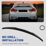 Trunk Spoiler for BMW 4 Series F32 Coupe 2-Door 2014-2020 | 420i 428i 430i 435i 440i Rear Boot Lid Highkick Wing Lip Factory Outlet