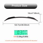 BMW 3 Series G20 G28 320i 330i M Sport Sedan 4-Door 2020-2023 Rear Trunk Spoiler Carbon Fiber