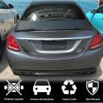Mercedes Benz C Class W205 2015-2021 Rear Trunk Spoiler Carbon Fiber