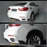 BMW X6 F16 M Sport 2015-2019 Rear Bumper Splitters Carbon Fiber